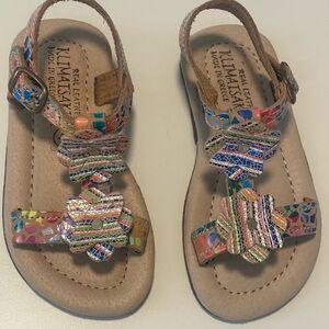 Handmade in Crete, Greece. Kids real leather Sandals (Never worn) NWOT